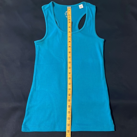 Adidas Blue Ribbed Tank - Picture 6 of 6
